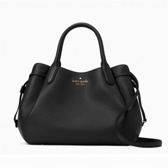 Kate Spade Black Pebbled Leather Shoulder Bag - Picture 1 of 9